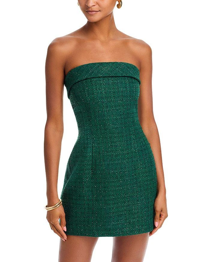 green emerald velvet dress Grace Neon Green Midi Dress main image 0