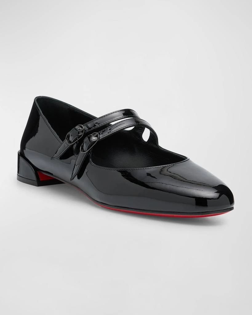 Christian Louboutin Sweet Jane Patent Red Sole Ballerina Flats 4