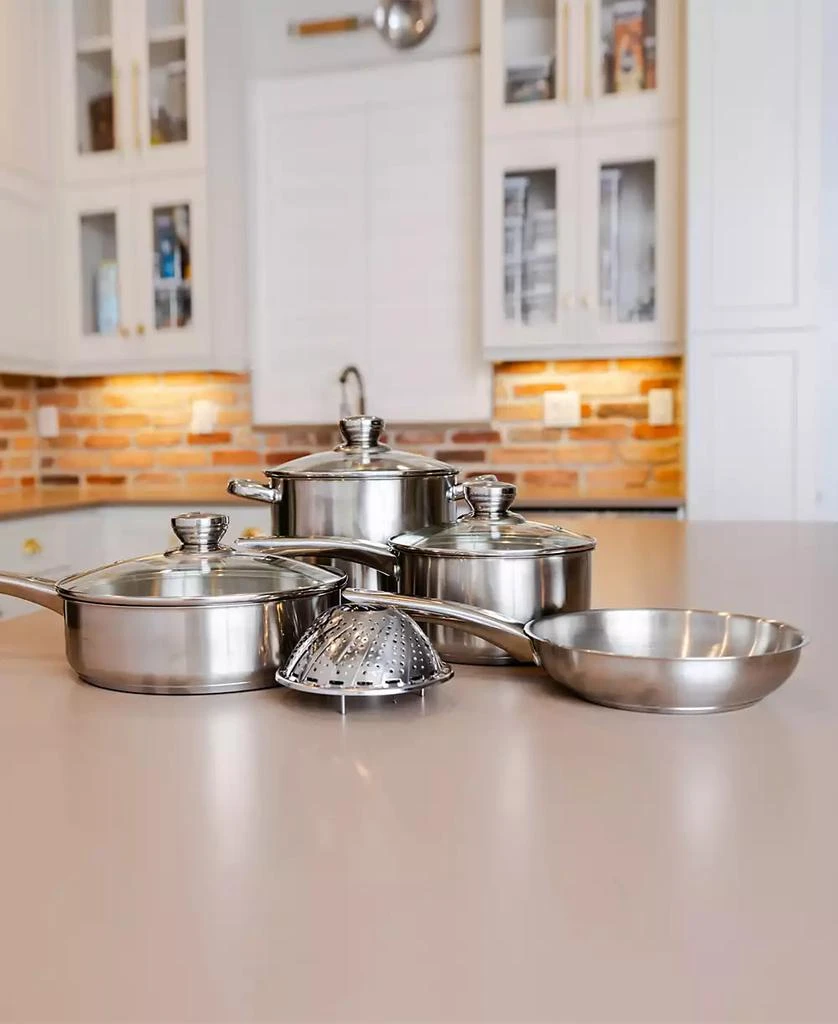 Sedona Kitchen Stainless Steel 8-Pc. Cookware Set 4