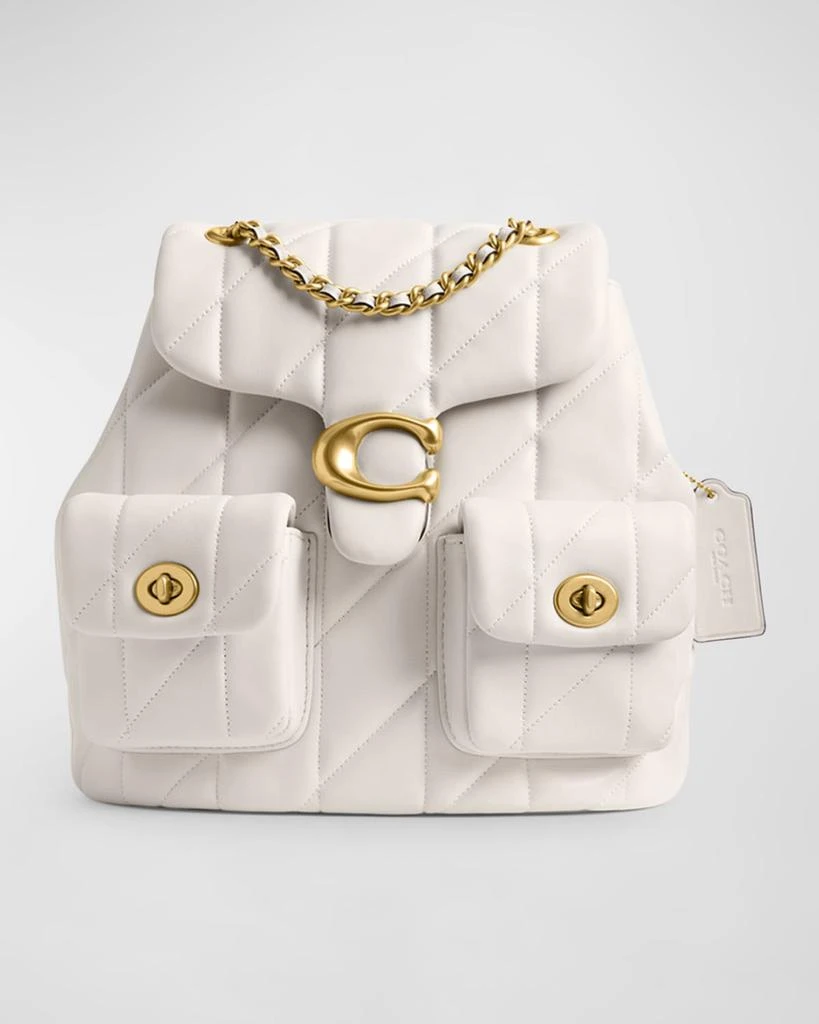 Coach Tabby Quilted Leather Backpack 1