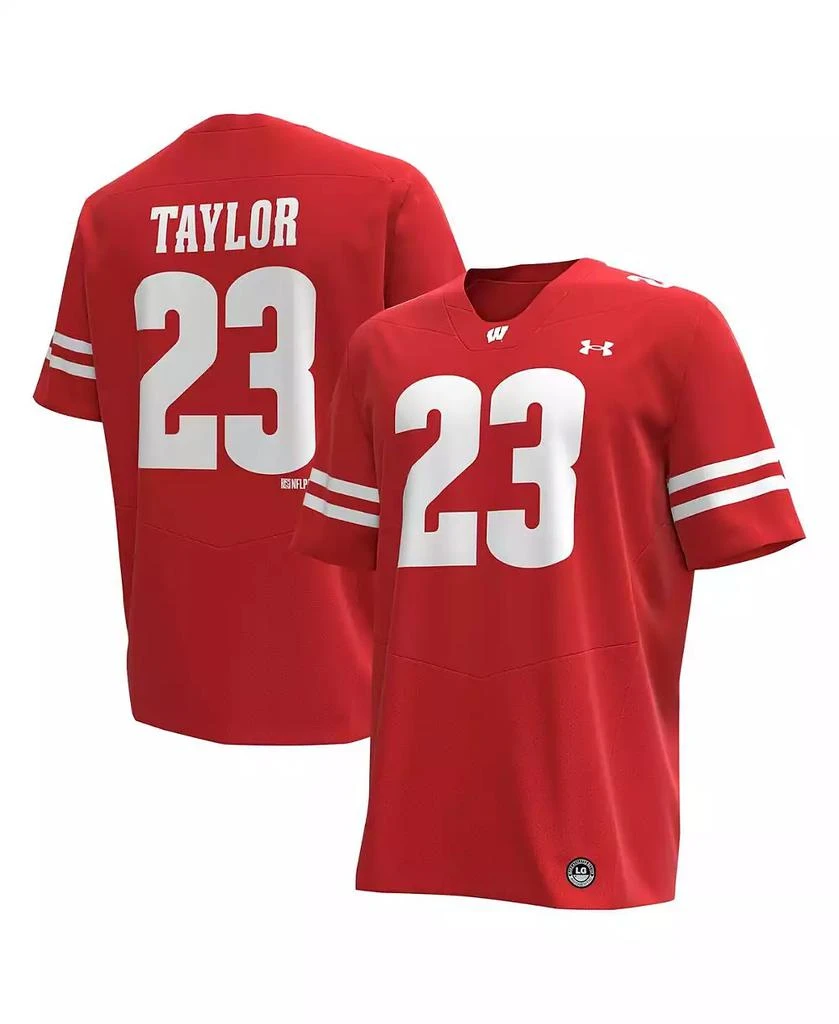 Under Armour Men's Jonathan Taylor Red Wisconsin Badgers Replica Alumni Football Jersey 1