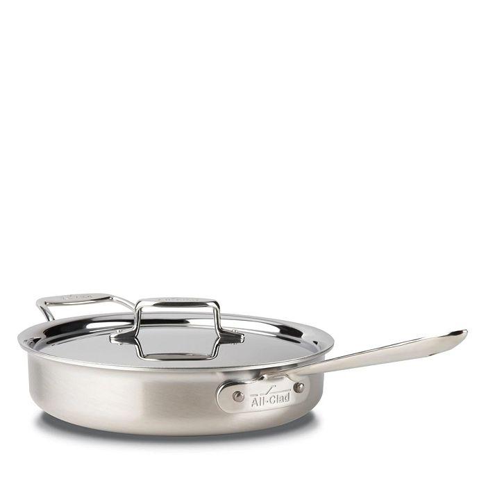 All-Clad All Clad D5 Stainless Brushed 3 Quart Sauté Pan with Lid