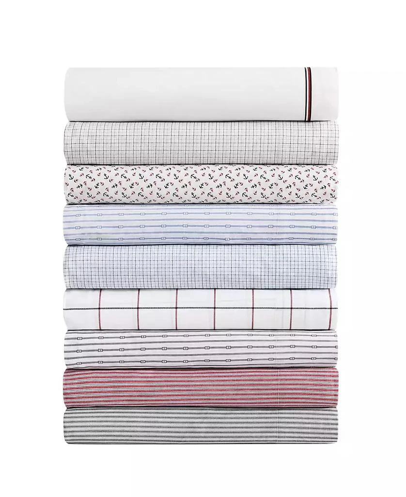 Tommy Hilfiger Printed 200-Thread Count Cotton Percale 4-Pc. Sheet Set 2