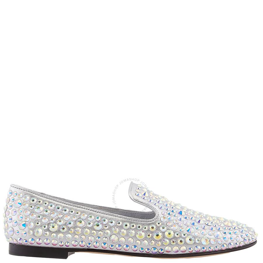 Giuseppe Zanotti Rhinestone Embellised Loafers