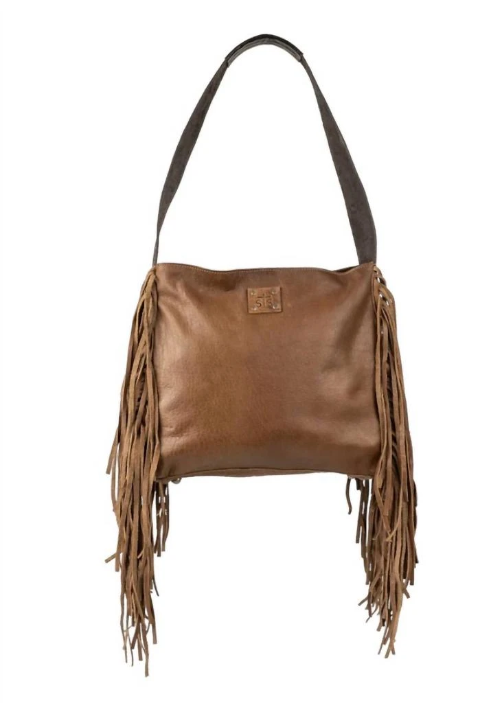 STS Ranchwear Women
s Boho Cowgirl Faye Fringe Purse In Brown