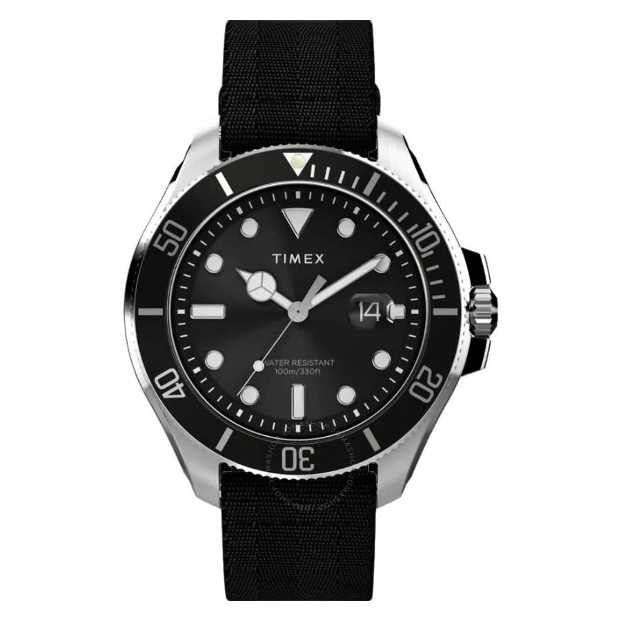 Timex Harborside Coast Quartz Black Dial Men's Watch TW2W62600 1