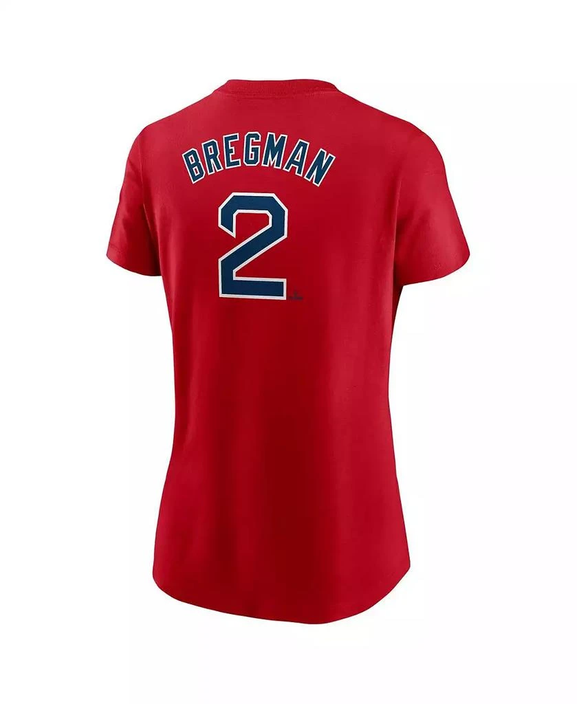 NIKE Women's Alex Bregman Navy Boston Red Sox Fuse Name Number T-Shirt 3