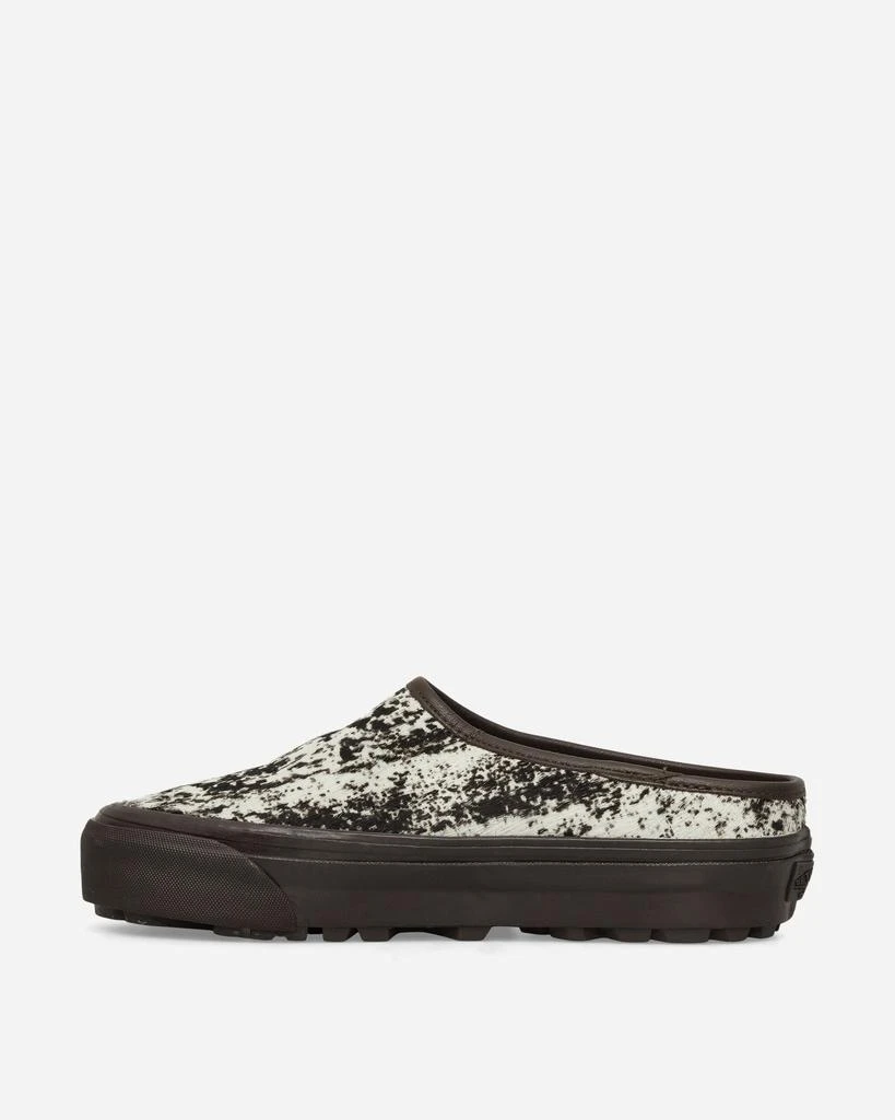 Vans Premium Style 17 Pony Hair Mules Chocolate Plum 3