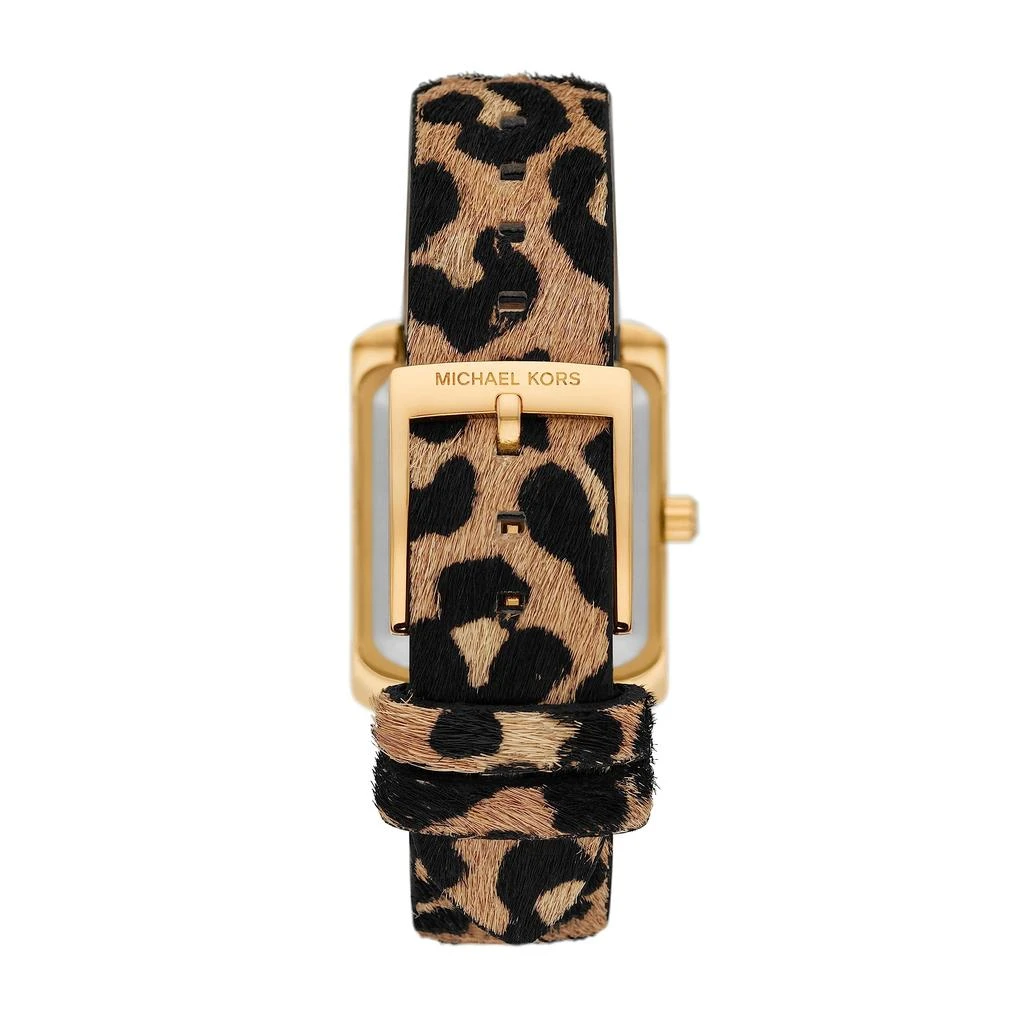 Michael Kors MK7387 - Emery Three-Hand Animal Print Leather Watch 3