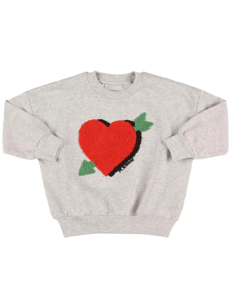 Mini Rodini Embroidered Cotton Sweatshirt 1