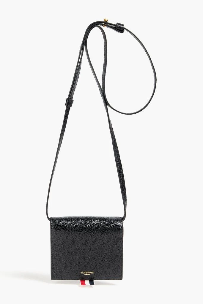 Thom Browne Pebbled-leather cardholder