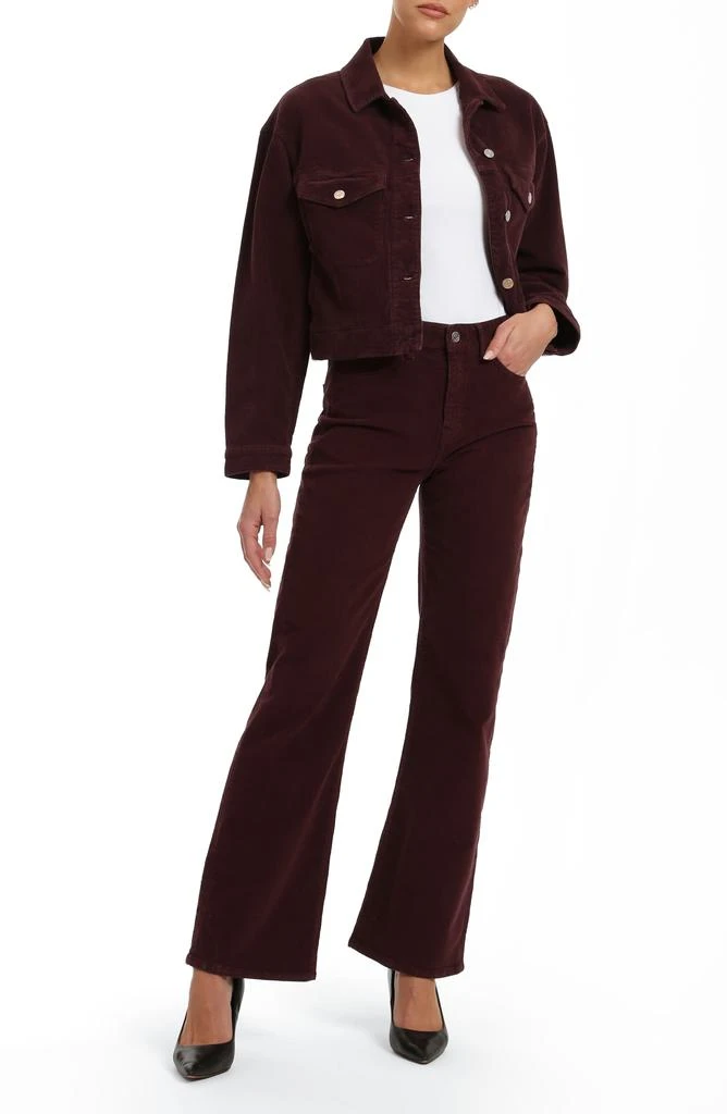 Mavi Jeans Victoria Super High Waist Wide Leg Corduroy Pants 4