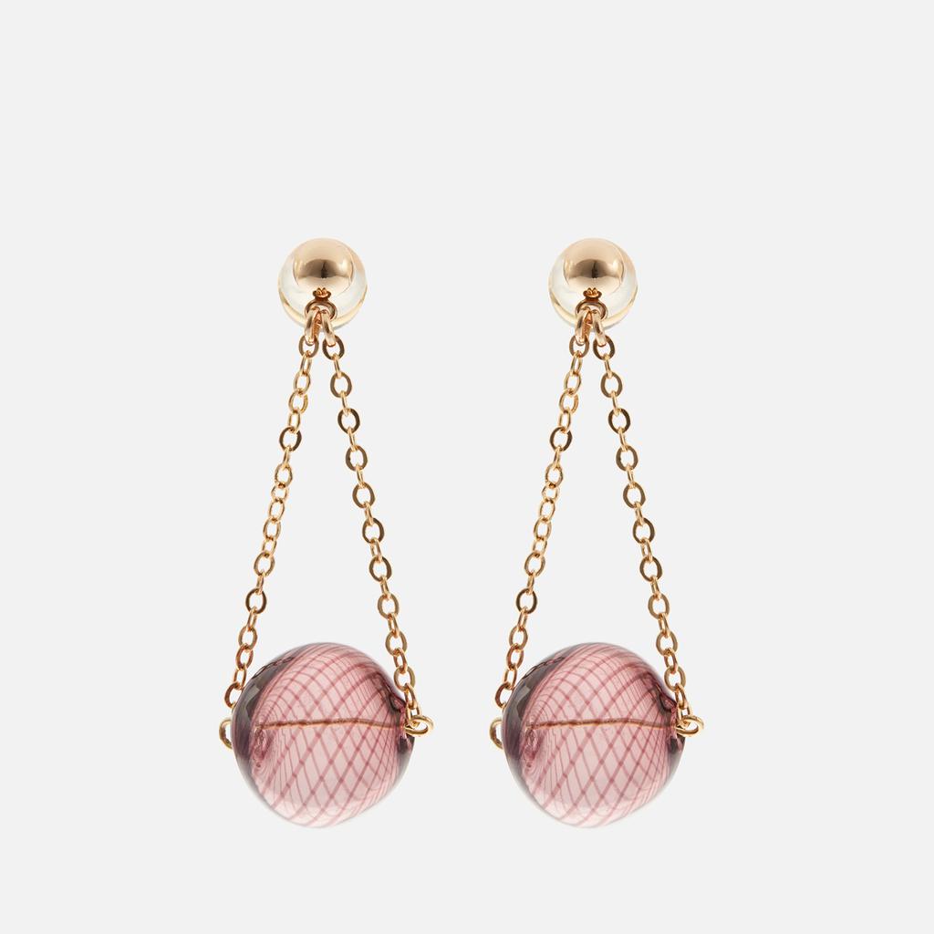 shrimps Shrimps Belle Gold-Tone Bead Earrings