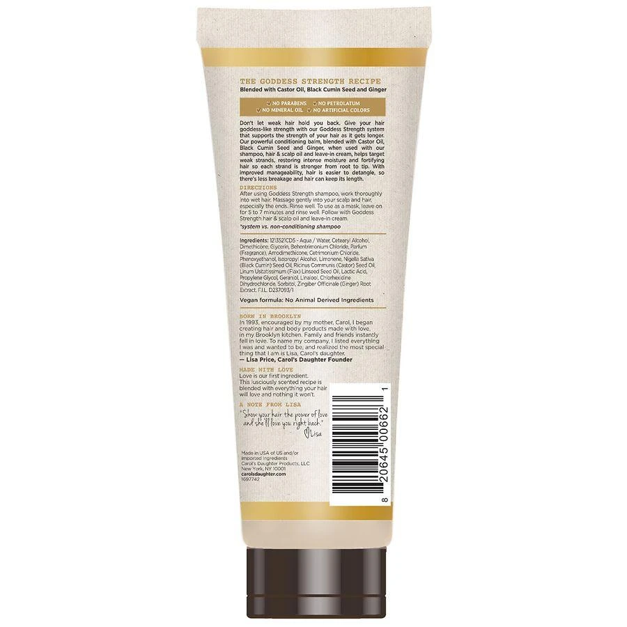 Carol's Daughter Goddess Strength Fortifying Conditioner With Castor Oil 6