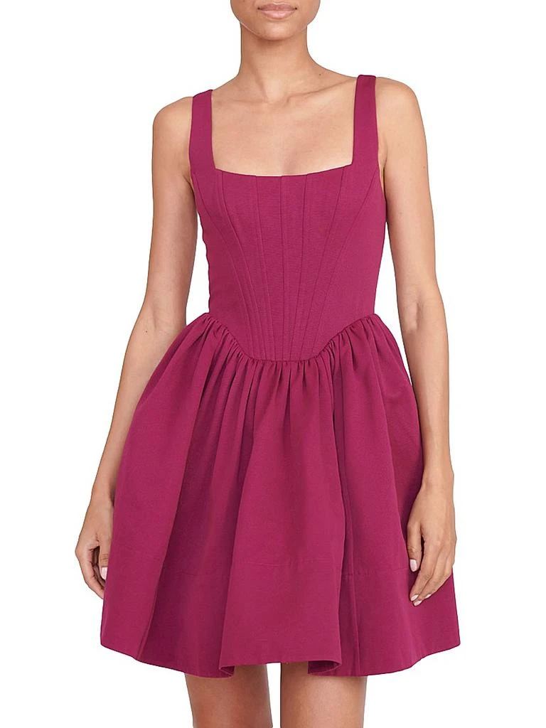 Staud Landscape Corset Minidress 3