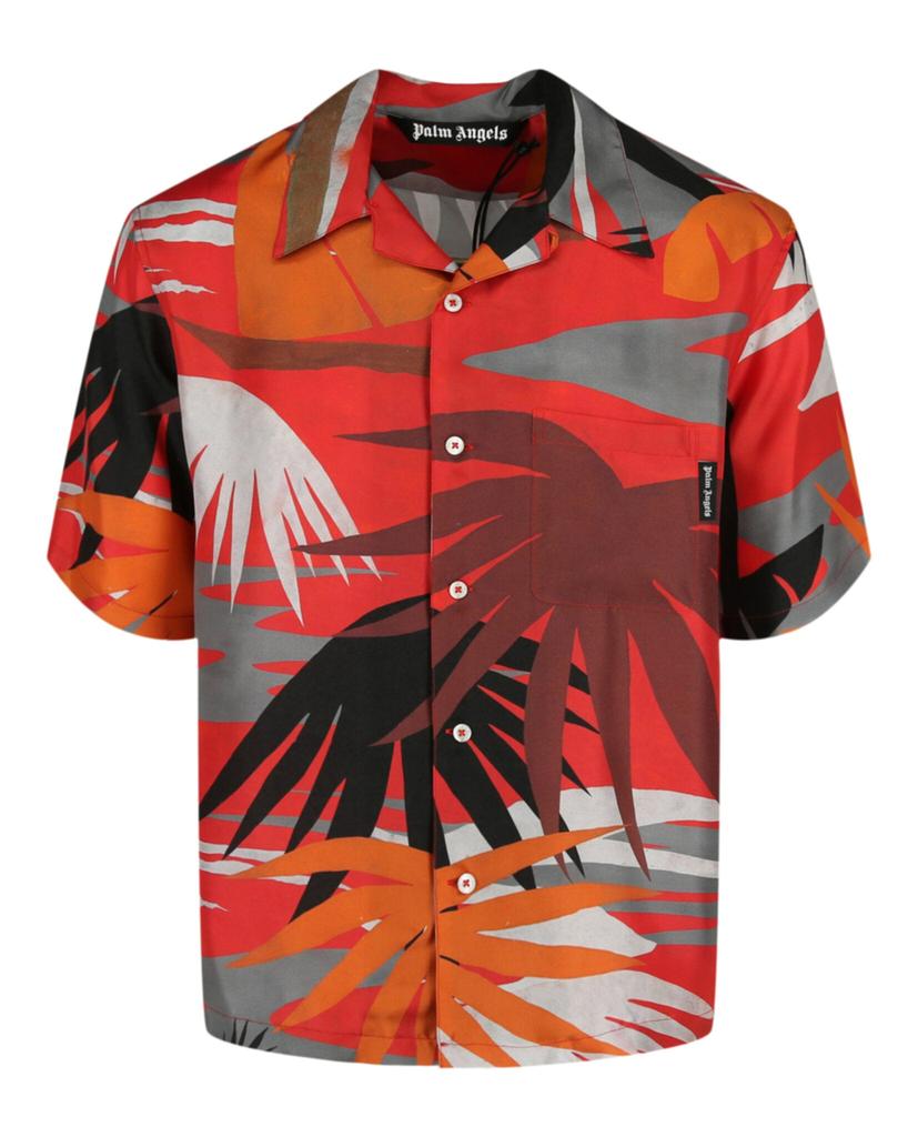 Palm Angels Hawaiian Bowling Shirt