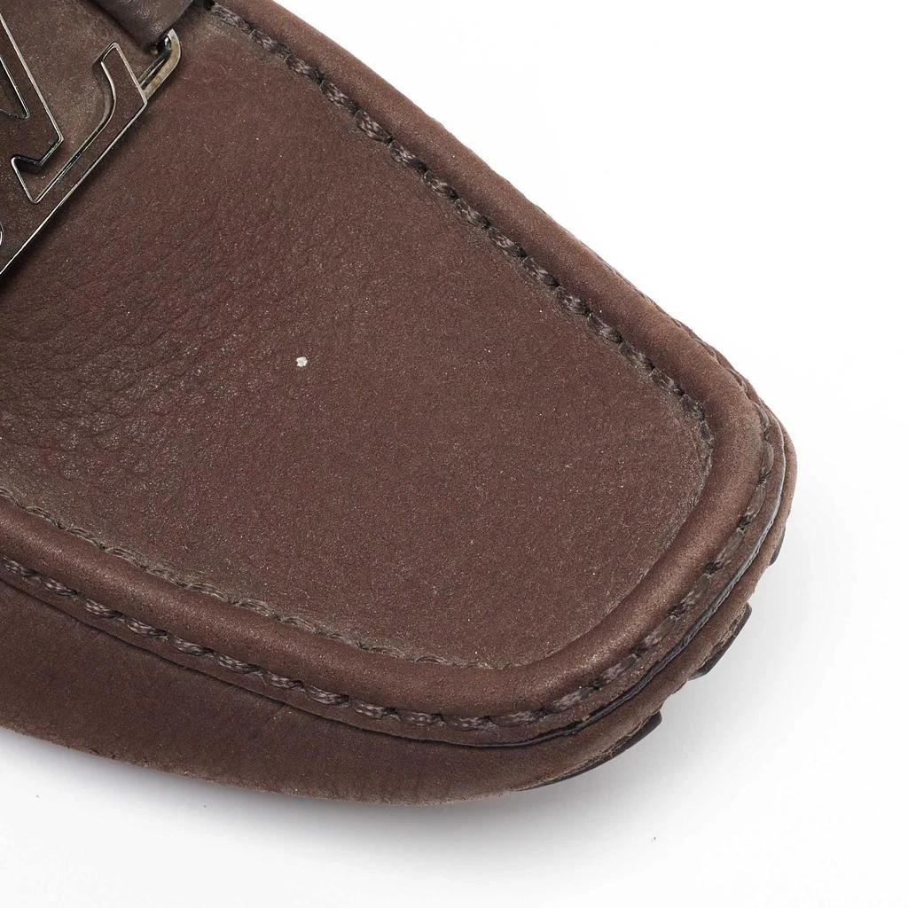 Louis Vuitton Louis Vuitton Dark Brown Leather Monte Carlo Loafers Size 41 8