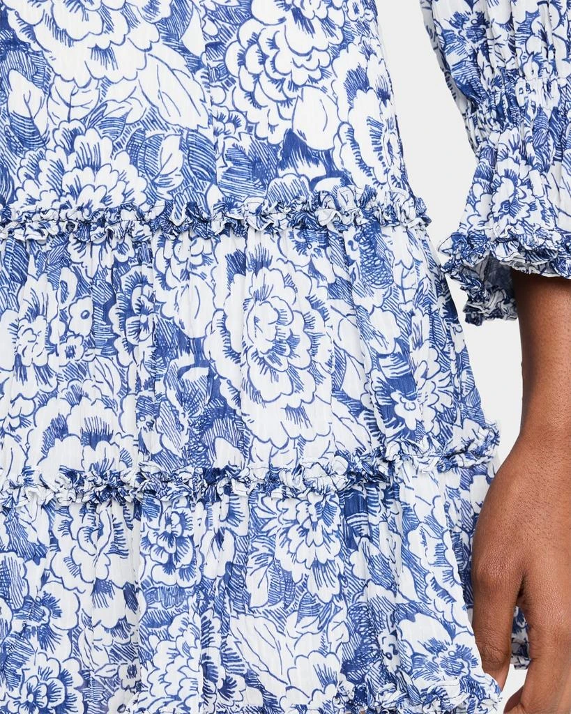 Cinq a Sept Thea Sketchbook Floral Mini Skirt 5