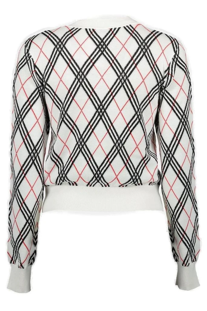 Burberry Burberry Checked Knit Jumper 2
