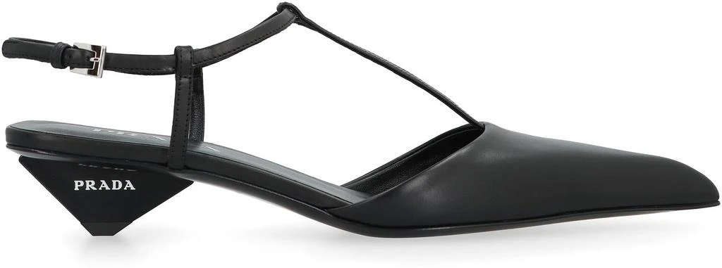 Prada Prada Leather Slingback Pumps 2