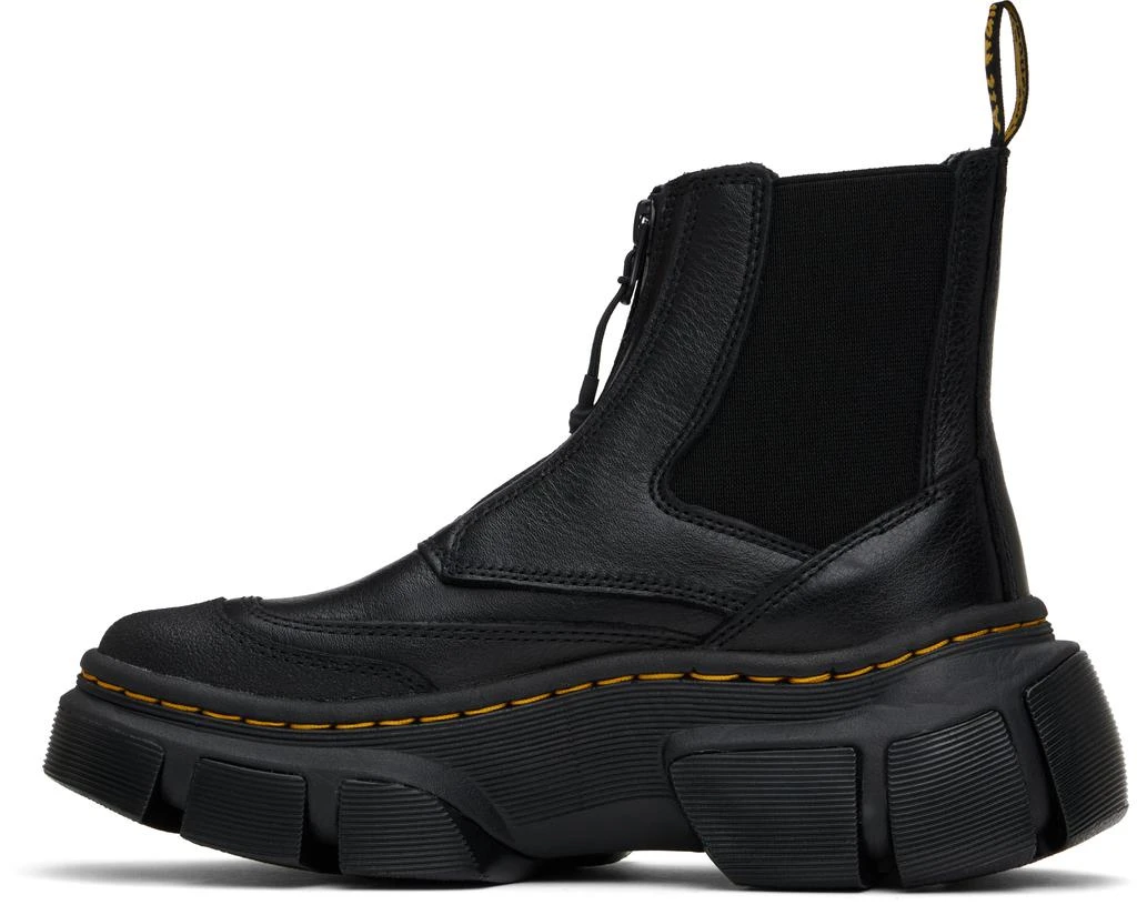 Dr. Martens Black DXML Zip Leather Chelsea Boots 3