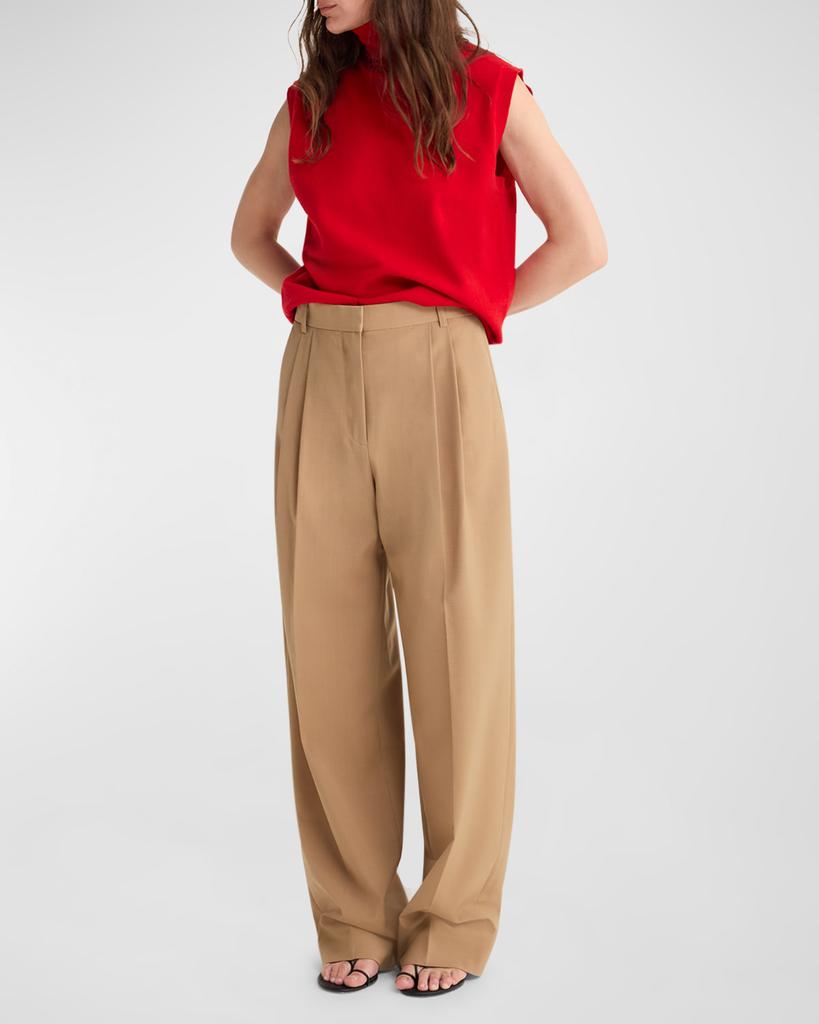 Rohe Pleated Wide-Leg Trousers