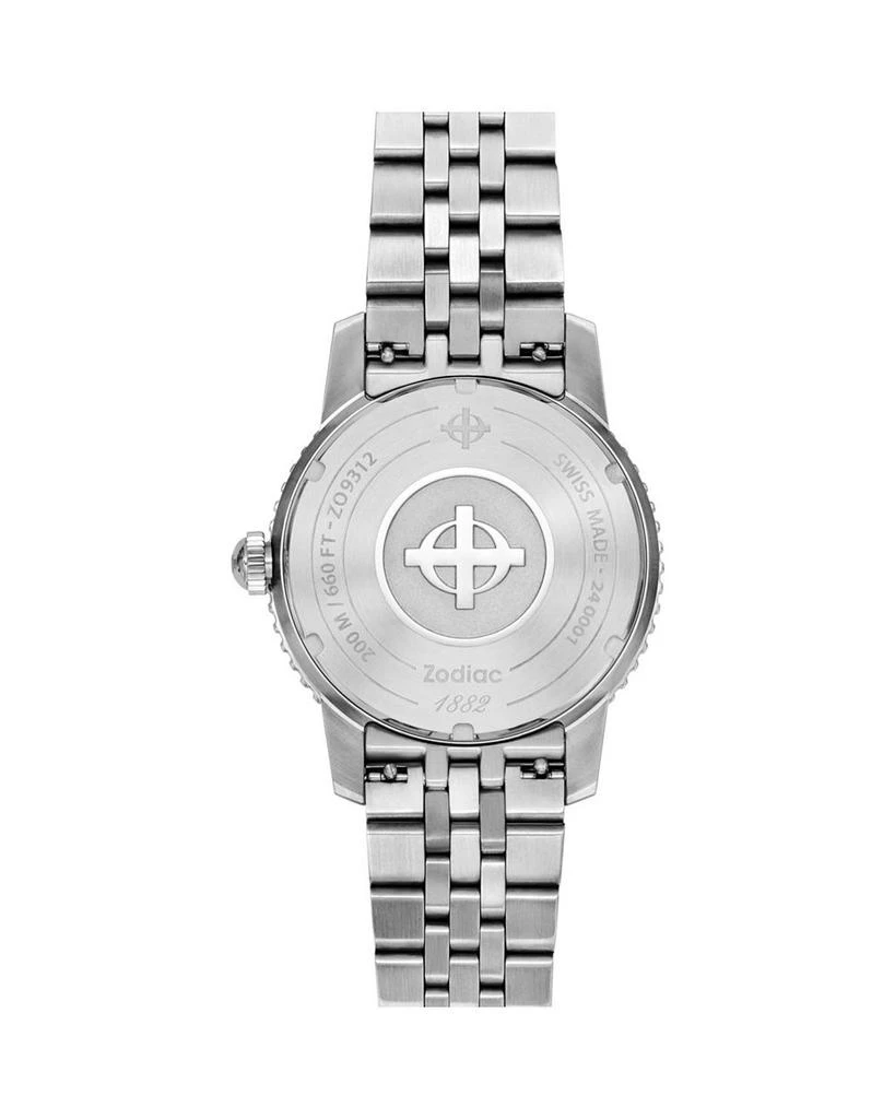 ZODIAC Compression Diver Automatic Stainless Steel Watch, 40mm 4