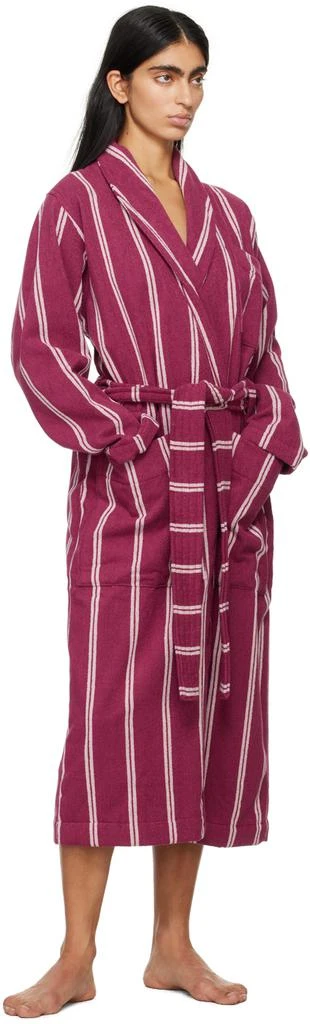 Tekla Purple Classic Bathrobe 4