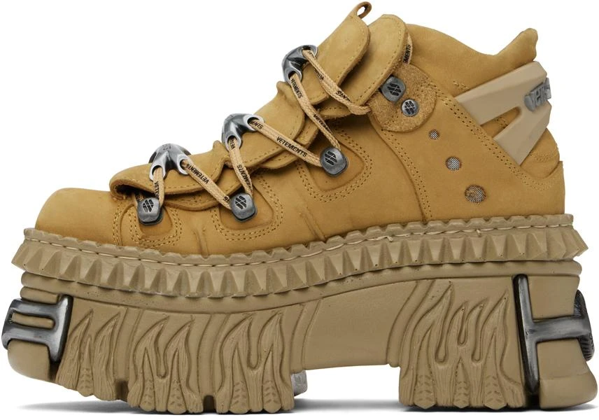Vetements Tan New Rock Edition Platform Sneakers 3