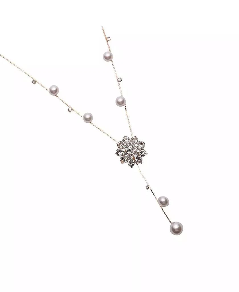 SOHI Women
s Floral Drop Negligee Necklace 7