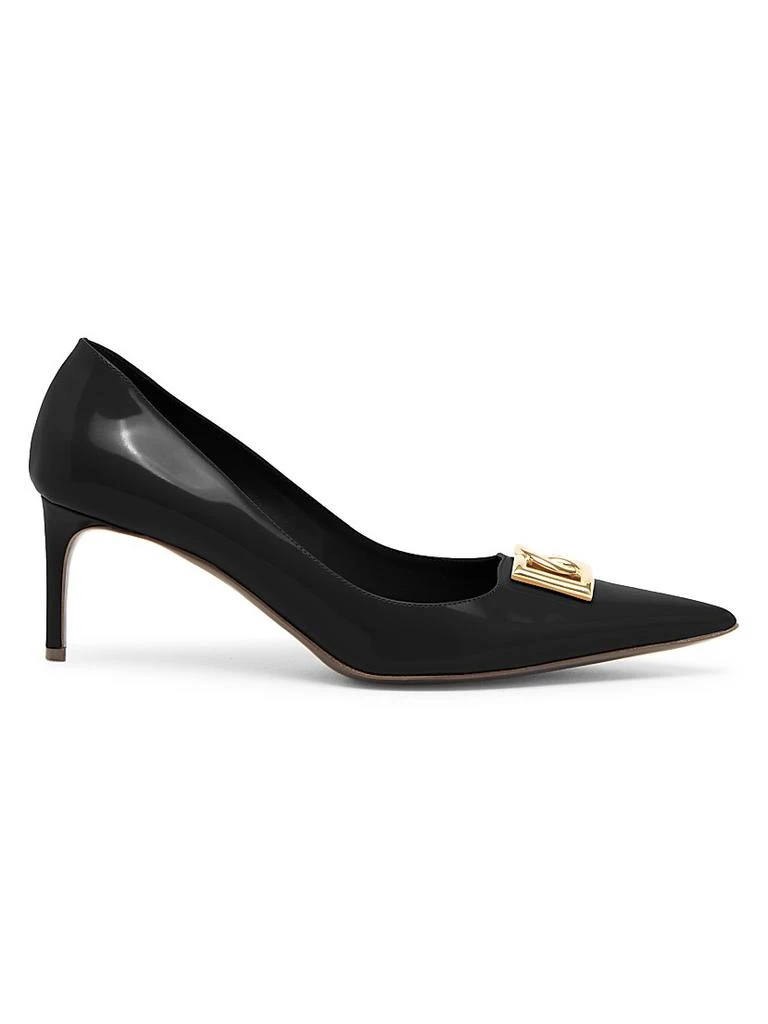 Dolce
Gabbana 65MM Logo Leather Pumps 1