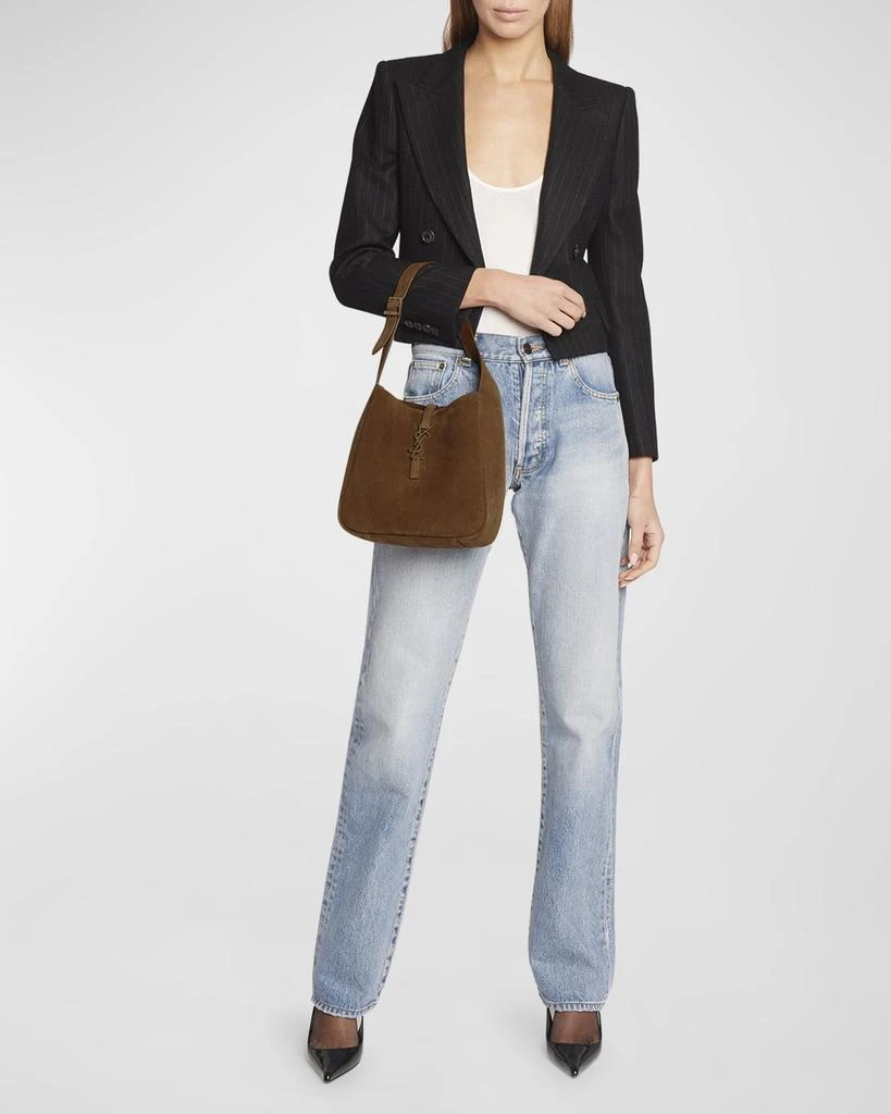 Yves Saint Laurent Le 5 A 7 Small Suede Hobo Shoulder Bag 2