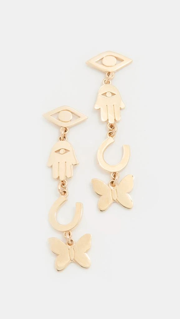 Sydney Evan 14k Small Tiny Pure Drop Earrings 1