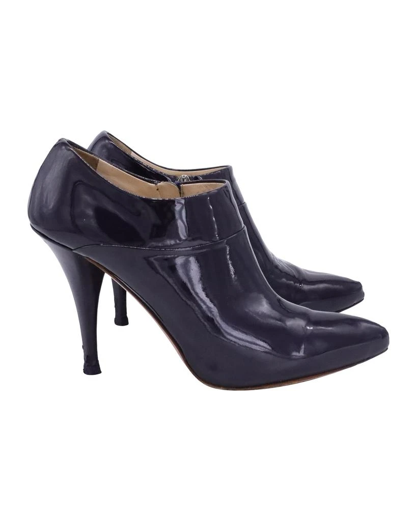 Prada Prada High Heel Ankle Boots in Deep Violet Patent Leather 1