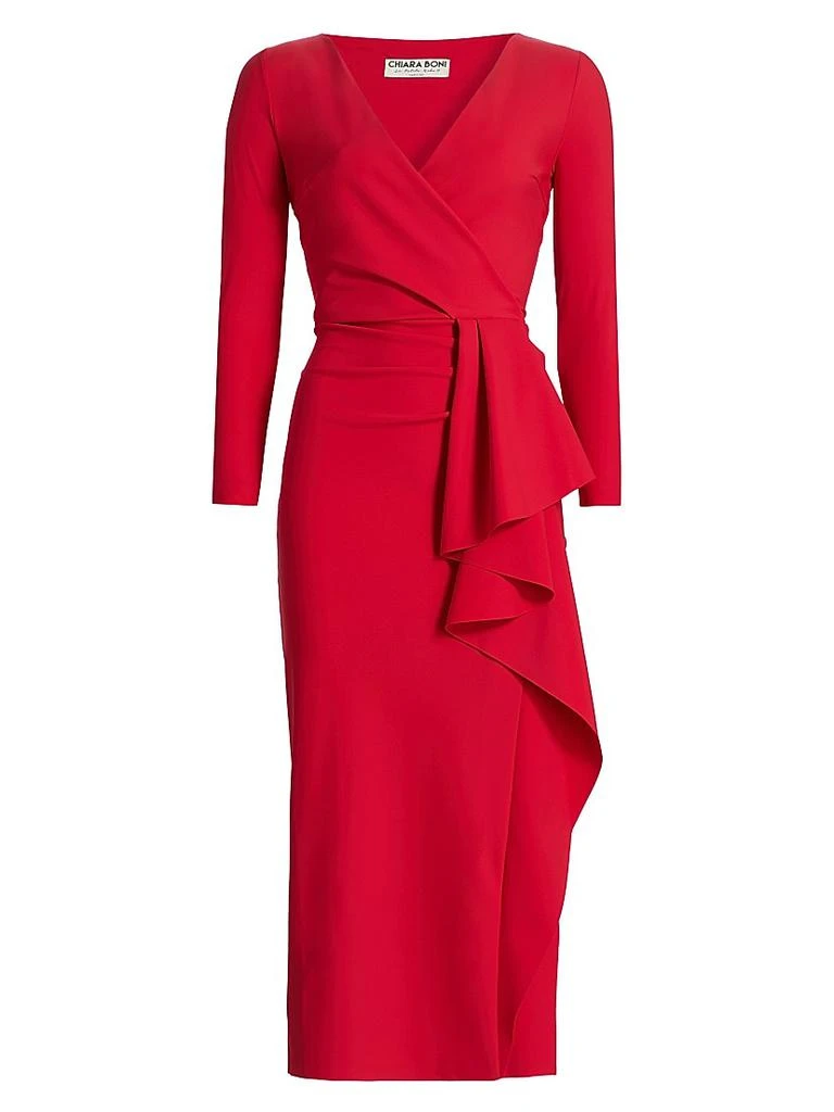 Chiara Boni Sayon Gathered Stretch-Jersey Cocktail Dress - Dresses & Skirts - Free Shipping - BeyondStyle Chiara Boni Sayon Gathered Stretch-Jersey Cocktail Dress - Dresses & Skirts - Free Shipping - BeyondStyle