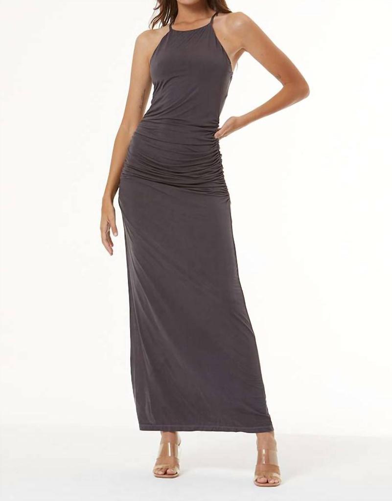 Young Fabulous & Broke Kelly Maxi Dress In Black Sand