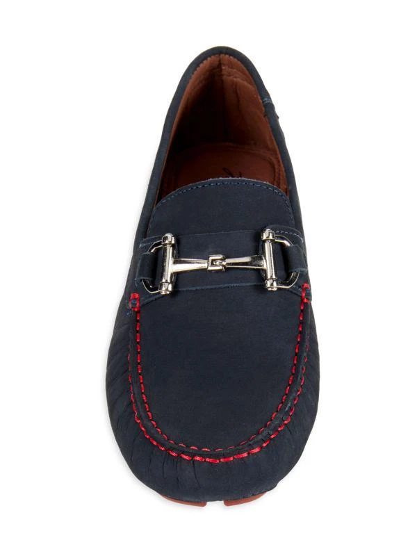 Massimo Matteo Leather Driving Bit Loafers 5