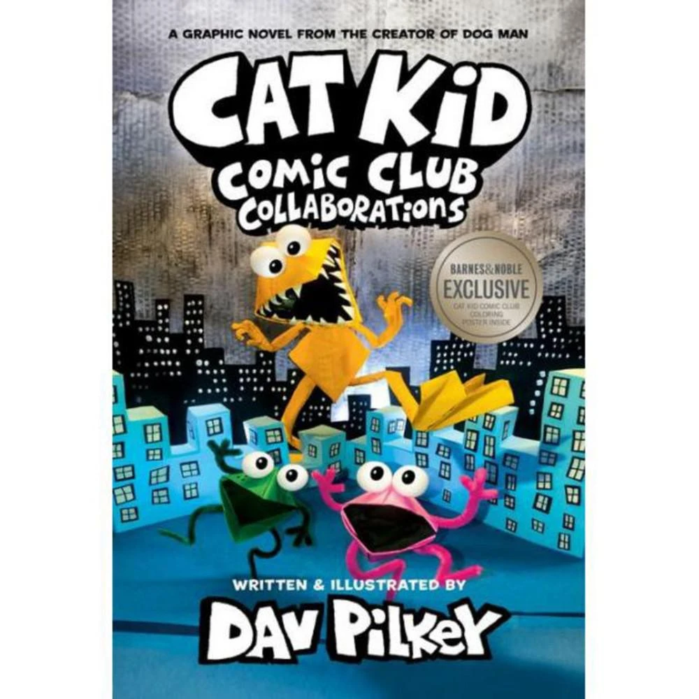 Barnes & Noble Collaborations (B&N Exclusive Edition) (Cat Kid Comic Club #4) by Dav Pilkey 1