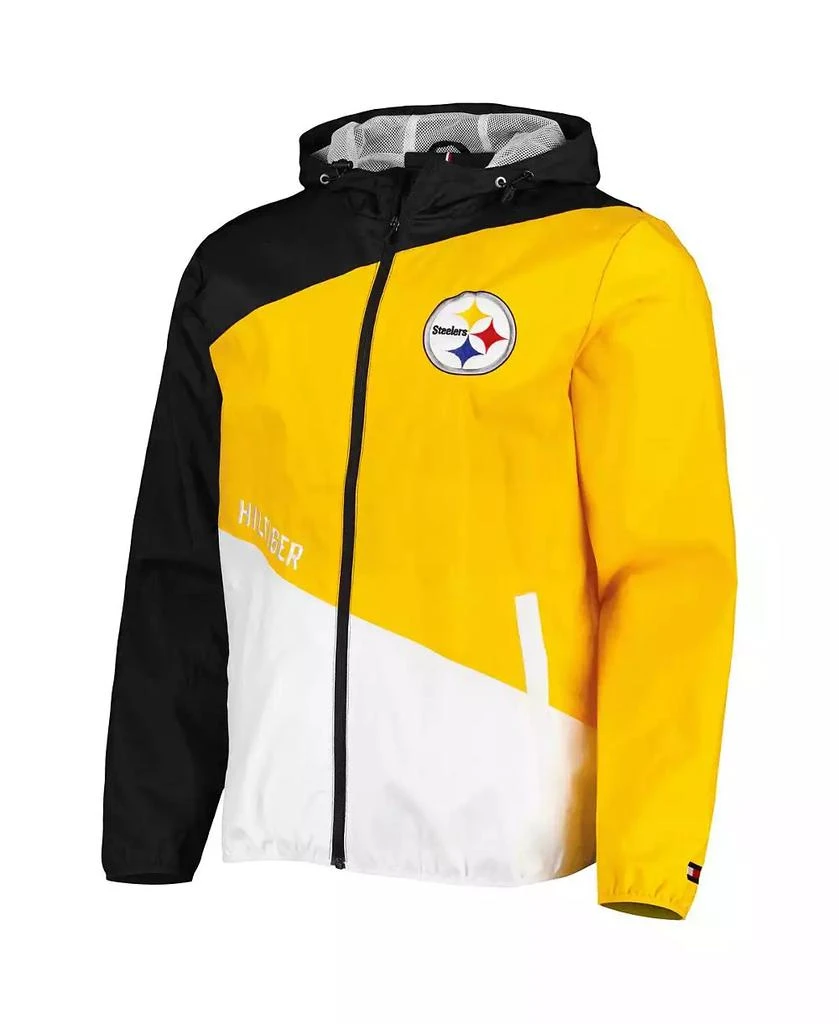 Tommy Hilfiger Men's Black, Gold Pittsburgh Steelers Bill Full-Zip Jacket 2