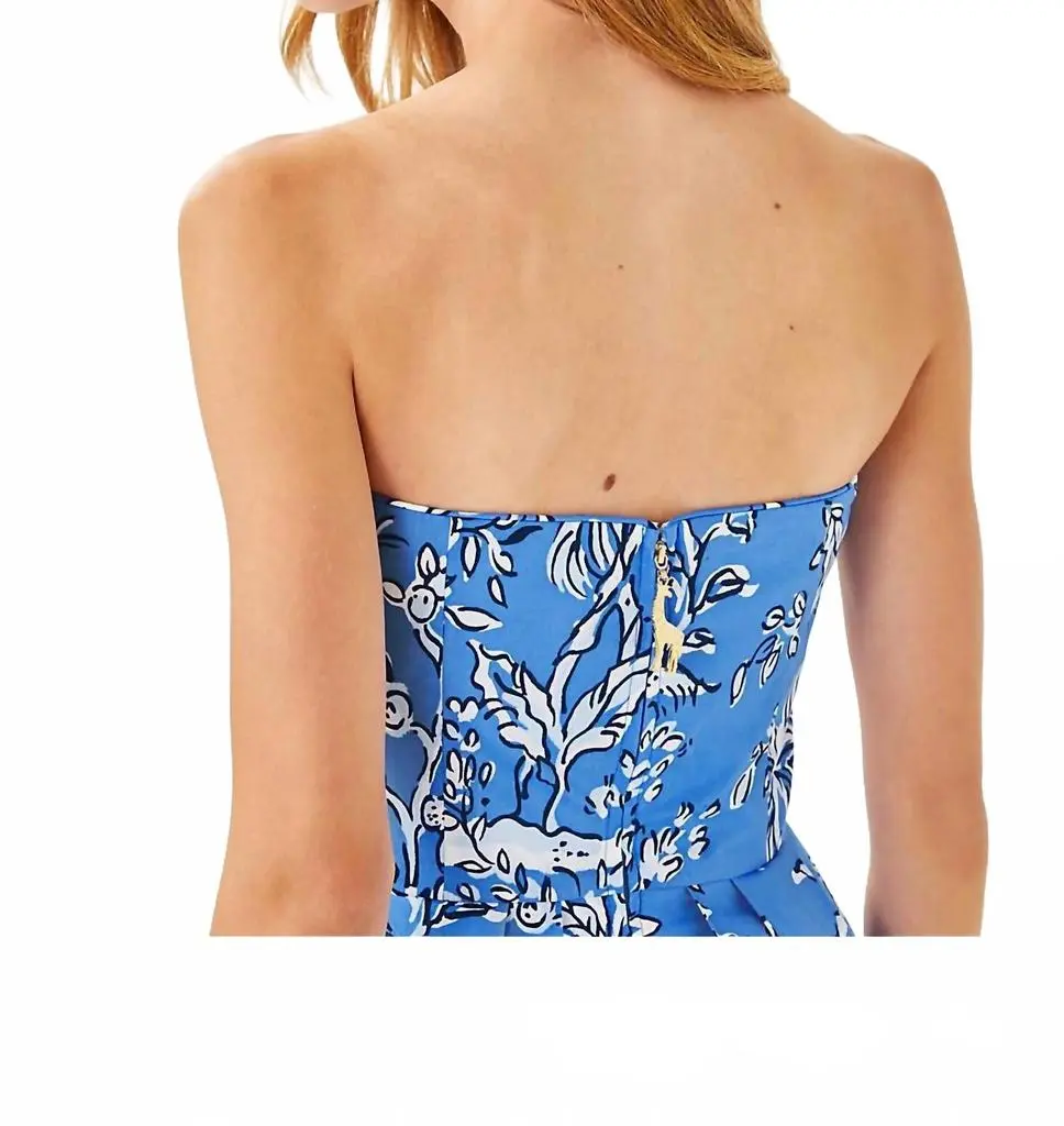 Shop Kenni Strapless Midi Dress In Sunwashed Blue Oversized Tall Tales on  Sale at BeyondStyle  Get 47% Off Kenni Strapless Midi Dress In Sunwashed  Blue Oversized Tall Tales with Limited-Time Flash