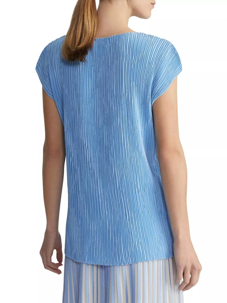 Lafayette 148 New York Pleated Dolman Blouse 4