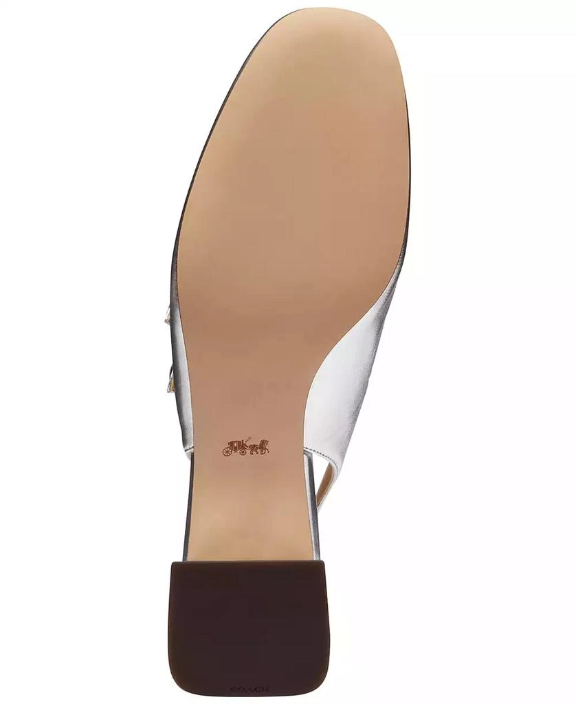 Coach Winley Patent Leather Mary Janes Slingback Pumps 5