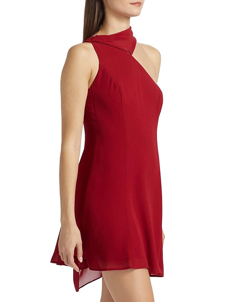 Reformation Rossi Asymmetrical Cocktail Dress 4