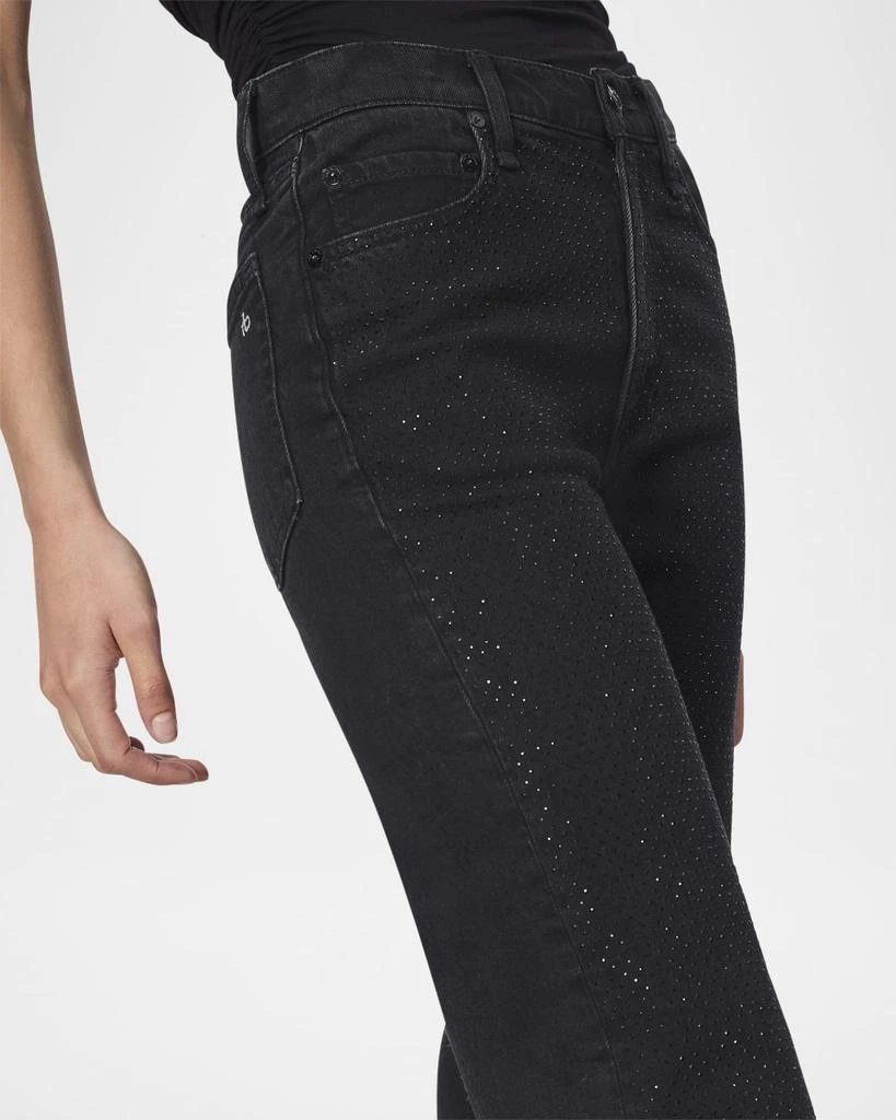 Rag & Bone Harlow Mid-Rise Ankle Straight Jeans 6