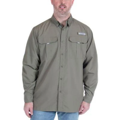Habit Mens Fourche Mountain Long Sleeve River Guide Fishing Shirt 1