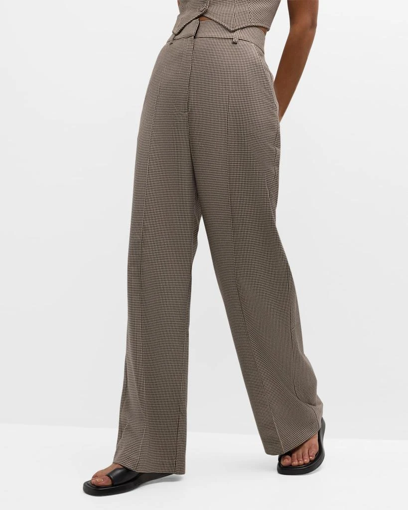 Acler Willcott Houndstooth Pants 7