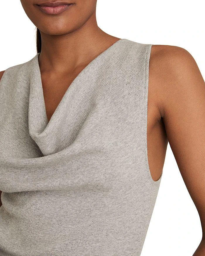 REISS Lyra Rib Cowl Neck Vest 4