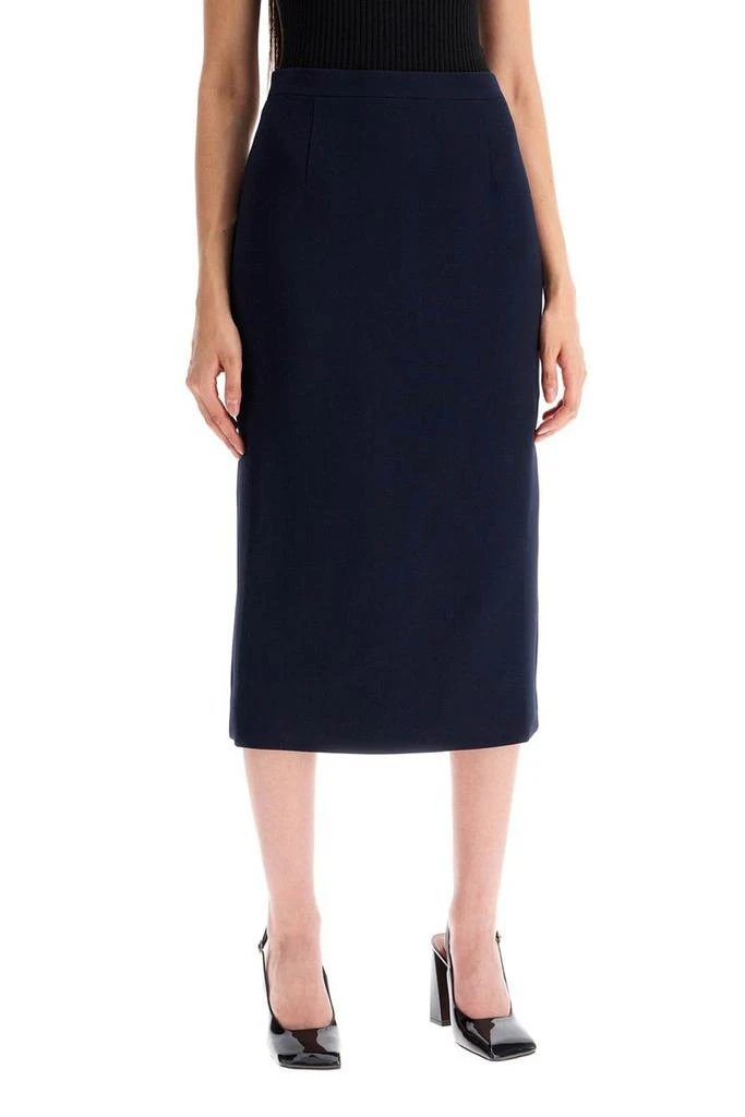 Alessandra Rich virgin wool midi skirt 2