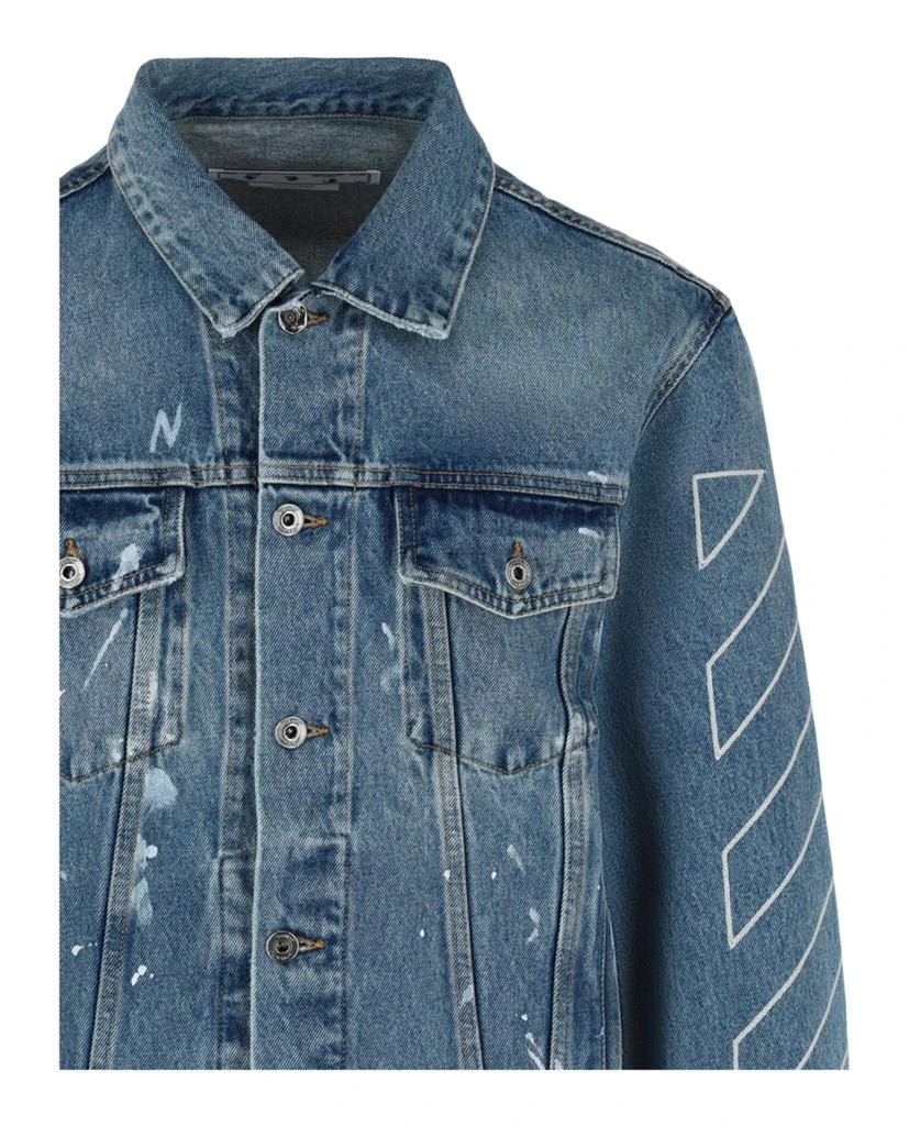 Off-White Diag Outline Denim Jacket 3