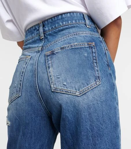 Dolce 
Gabbana Distressed high-rise straight jeans 7